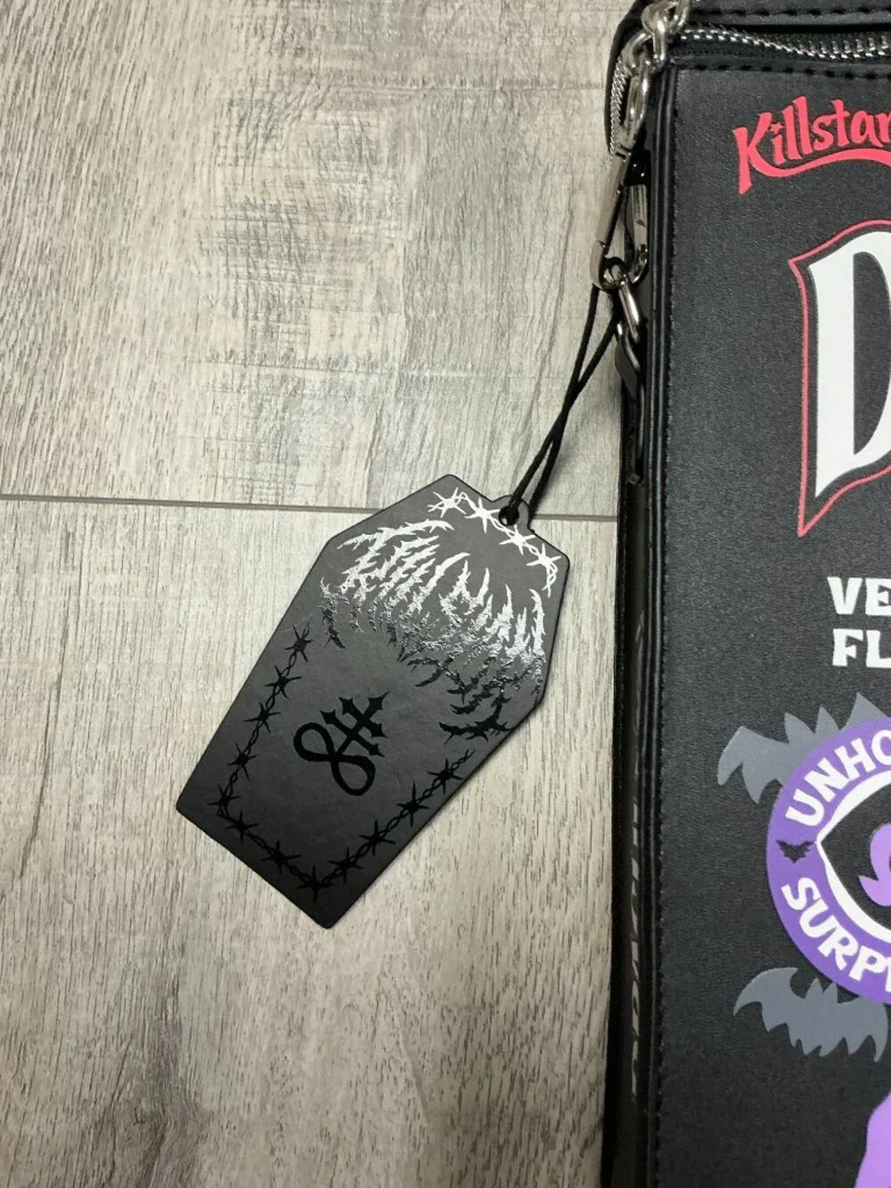 Killstar Dracula Bites Cereal Box Convertible Backpack Crossbody Bag NWT